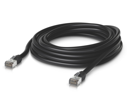 Kabel sieciowy RJ-45 (LAN) Ubiquiti UACC-Cable-Patch-Outdoor-8m-BK  LAN  Cat.5e STP 8m czarny